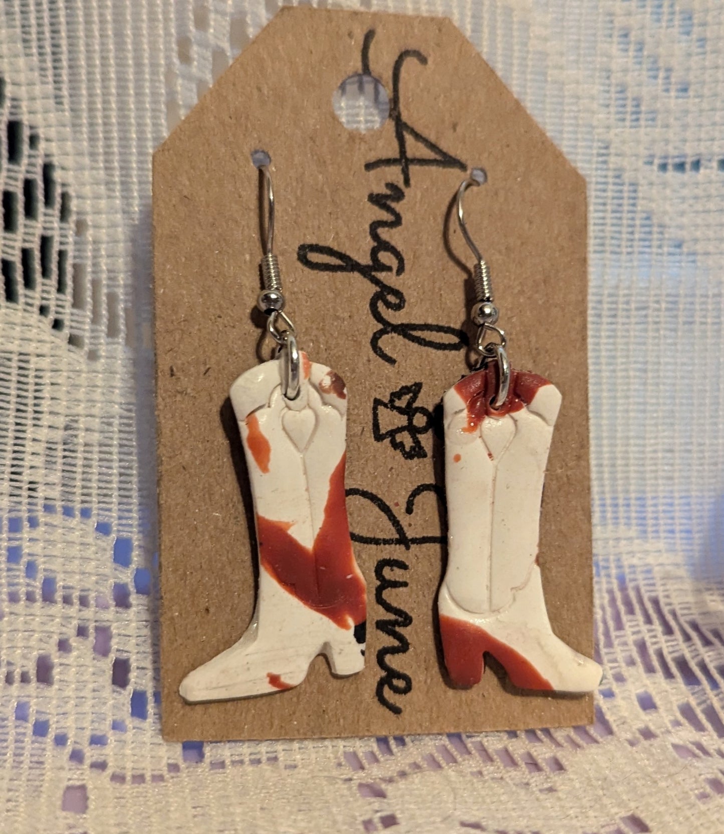 Faux Painted Rawhide cowgirl boot