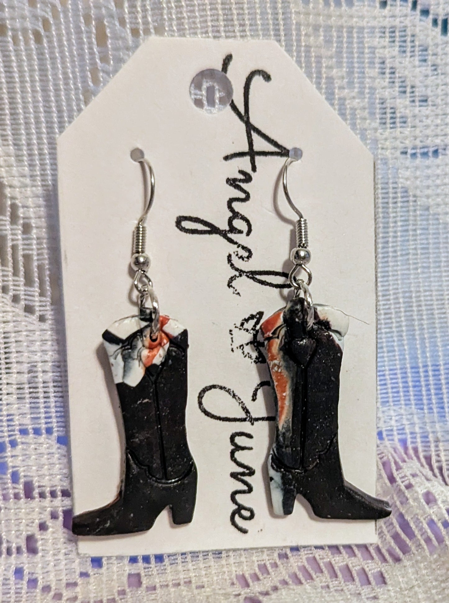 Faux Painted Rawhide cowgirl boot